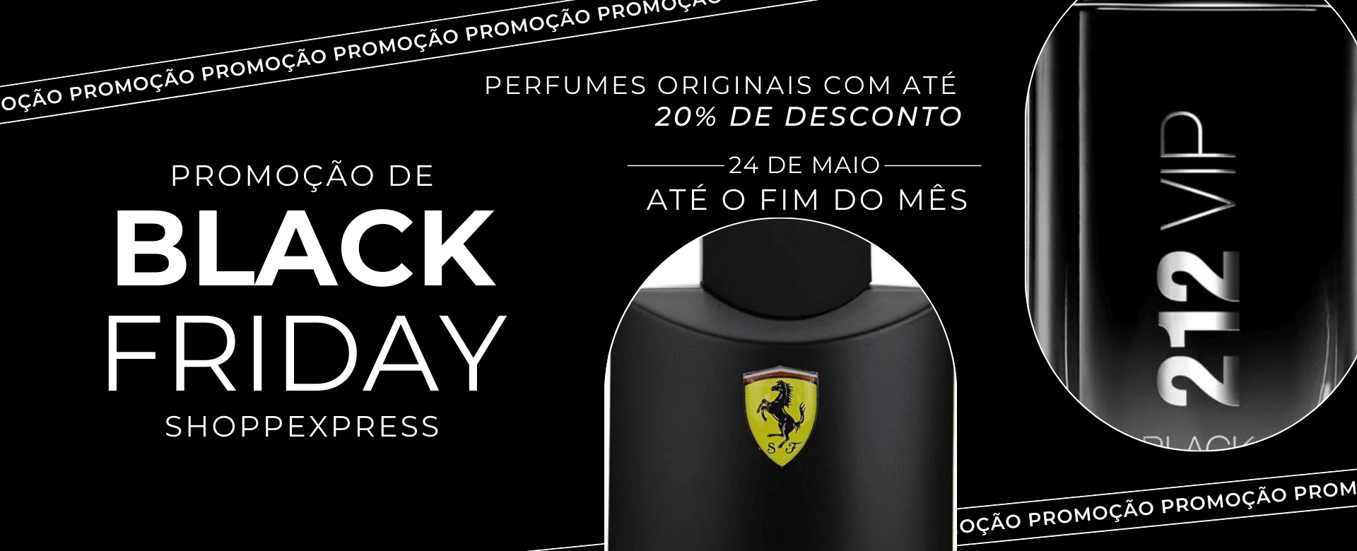Banner para Site Promoção de Black Friday Moda Minimalista Preto e Branco (1)