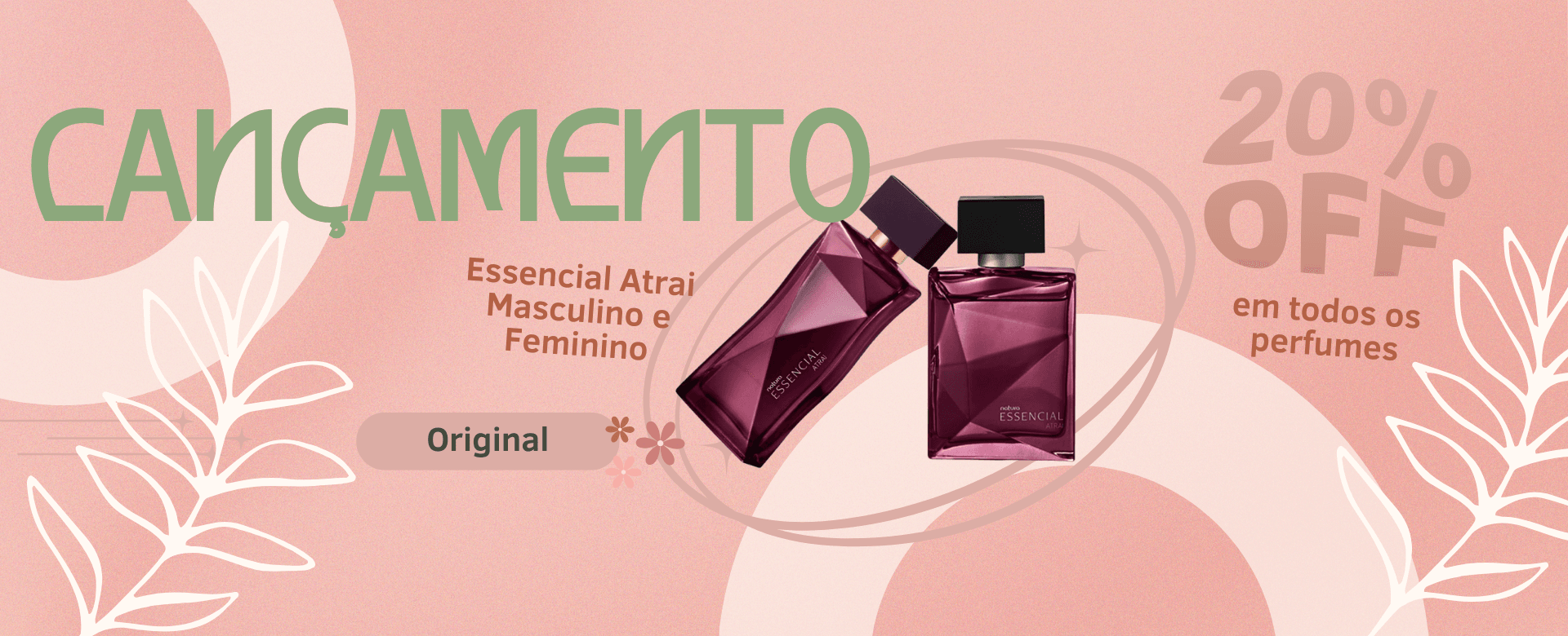Banner site dia das mães promocional minimalista rosa e verde (1)