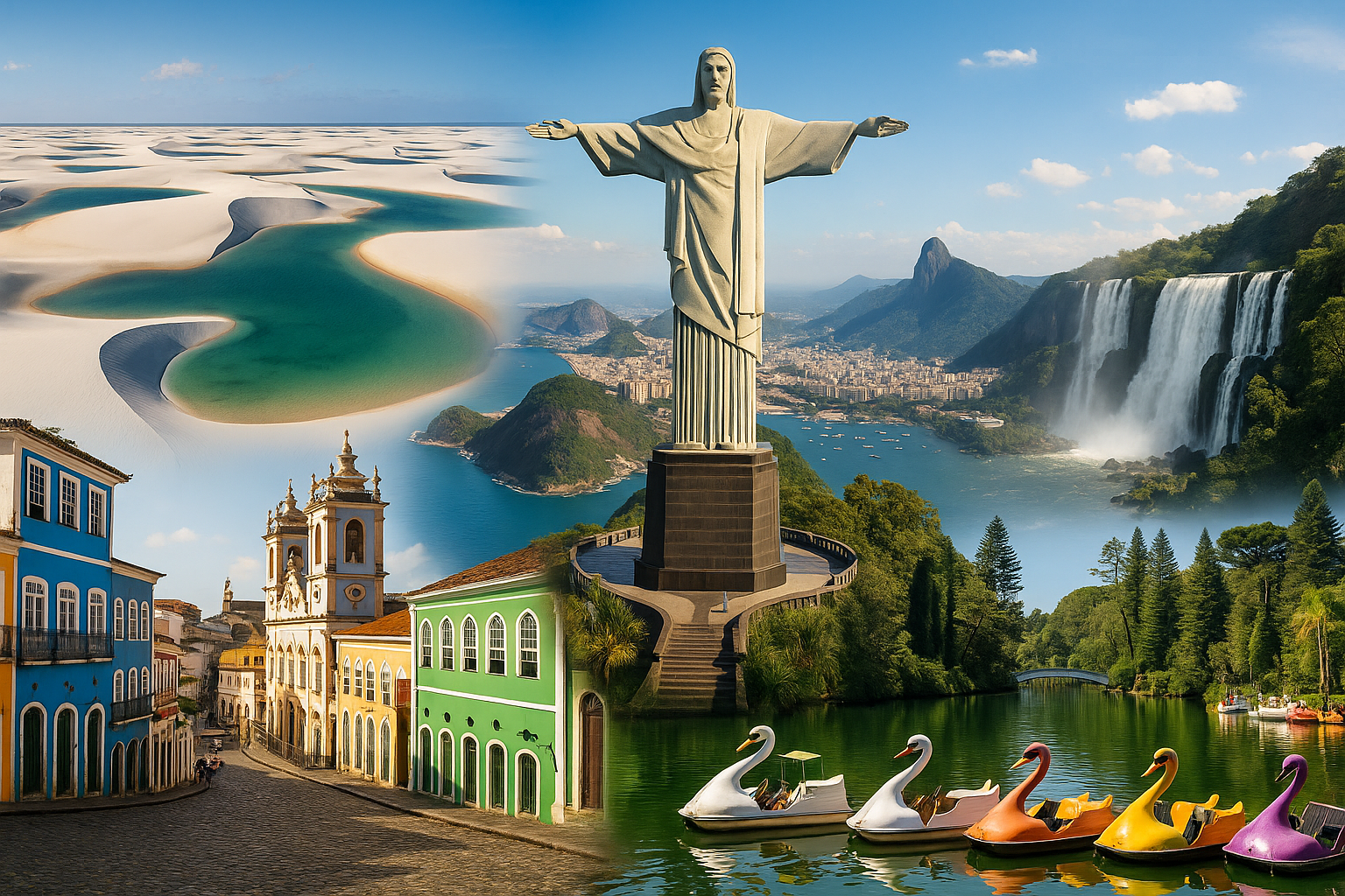 TOP 10 Destinos Imperdíveis no Brasil em 2025: Veja os Pontos Turísticos Mais Visitados e Procurados por Turistas!